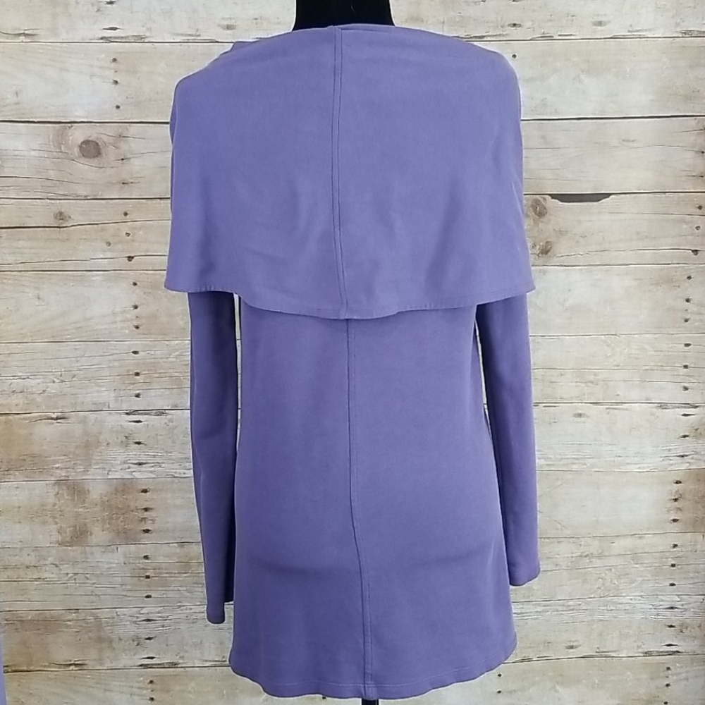 Lucy Shawl Neck Long Sleeve Tunic Top - Picture 6 of 10